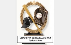 Champion de Bretagne :  équipe cadette